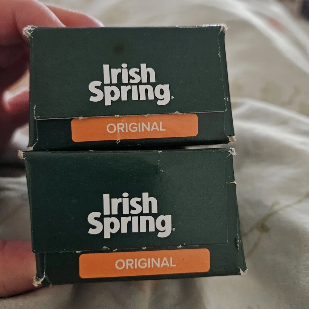 Irish Spring ORIGINAL Bar Deodorant Soap NO FLAXSEED OIL Old Version 2 BARS